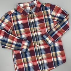 Camisa NUEVA Carters Talle 5 años cuadrillé roja azul - comprar online