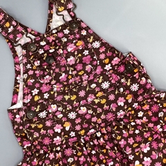 Jumper OshKosh Talle 6 meses pollera - marrón - flores rositas - comprar online