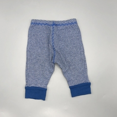 Segunda Selección - Legging Carters Talle 3 meses algodón rayas gris azul monstruo punta (30 cm largo) en internet