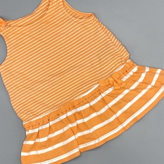 Vestido Baby GAP Talle 0-3 meses naranja rayas - comprar online