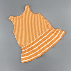 Vestido Baby GAP Talle 0-3 meses naranja rayas en internet