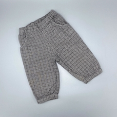 Pantalón Cheeky Talle M (6-9 meses) cuadrillé - Largo 35cm