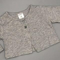 Saco Carters Talle 3 meses gris - tela liviana como remera - comprar online