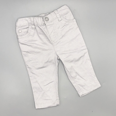 Pantalón Carters Talle 6 meses gris gabardina brillo - cintura elastizada - Largo 325cm