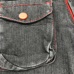 Segunda Selección - Jeans Owoko Talle S (3-6 meses) con rojo - tienda online