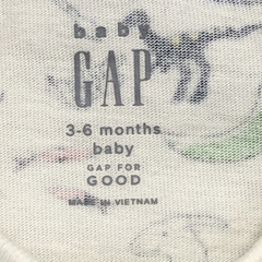Body Baby GAP Talle 3-6 meses algodón color crudo dinos multicolor - Baby Back Sale SAS
