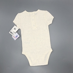 Body Oshkosh Talle 3-6 meses algodón beige jaspeado gris HUG brillo en internet