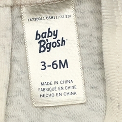 Body Oshkosh Talle 3-6 meses algodón beige jaspeado gris HUG brillo - Baby Back Sale SAS