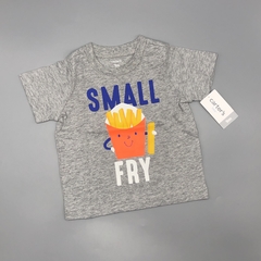 Remera NUEVA Carters Talle 6 meses gris - small