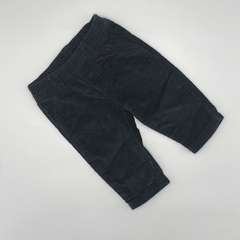 Pantalón Carters Talle NB (0 meses) corderoy negro (28 cm largo)