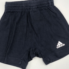 Segunda Selección - Short Adidas Talle 3-6 meses azul liso - comprar online