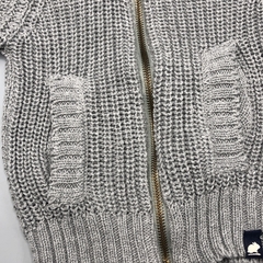 Segunda Selección - Campera Baby Cottons Talle 9 meses tejido gris en internet