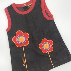 Vestido Owoko Talle SP (12 meses) jean - flores - comprar online