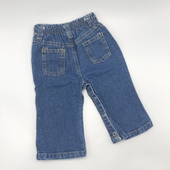 Jeans Talle 6-9 meses con bordado - pañalero - Largo 37cm en internet