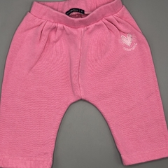 Segunda Selección - Jogging Minimimo Talle S (3-6 meses) algodón rosa corazón(con frisa -32 cm largo) - comprar online