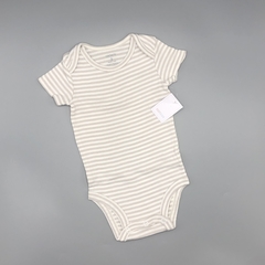 Body Carters Talle 3 meses rayas grises blancas