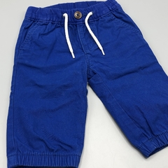 Segunda Selección - Pantalón Baby GAP Talle 3-6 meses gabardina azul (34 cm largo) - tienda online