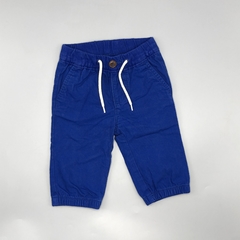 Segunda Selección - Pantalón Baby GAP Talle 3-6 meses gabardina azul (34 cm largo)