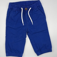 Segunda Selección - Pantalón Baby GAP Talle 3-6 meses gabardina azul (34 cm largo) - comprar online