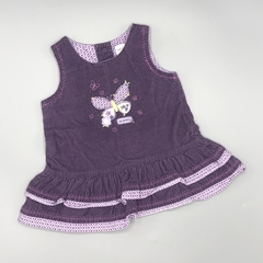 Vestido Carters Talle NB (0 meses) corderoy violeta