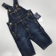Segunda Selección - Jumper pantalón Baby GAP Talle 3-6 meses jean azul costura marrón - comprar online