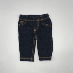 Legging Carters Talle NB (0 meses) simil jeans azul oscuro (26 cm largo) -1