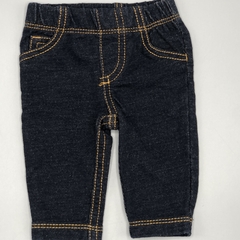 Legging Carters Talle NB (0 meses) simil jeans azul oscuro (26 cm largo) -1 - comprar online