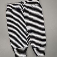 Legging Carters Talle NB (0 meses) algodón rayas blanco azul oscuro (27 cm largo) - comprar online