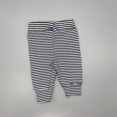 Legging Carters Talle NB (0 meses) algodón rayas blanco azul oscuro (27 cm largo) en internet