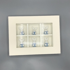 Segunda Selección - Set Cuadros caja conejitos celestes (x2) - tienda online