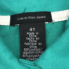 Segunda Selección - Saco Calvin Klein Talle 4 años algodón verde (sin frisa) - Baby Back Sale SAS