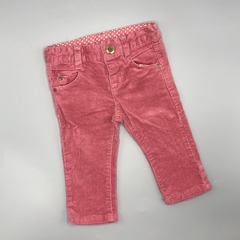 Pantalón Zara Talle 3-6 meses corderoy rosa - Largo 35cm
