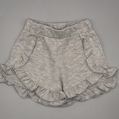 Short Owoko Talle 1 (3 meses) algodón gris volados - comprar online