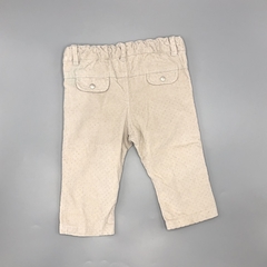 Segunda Seleccion - Pantalón Minimimo Talle L (9-12 meses) gamuza beige lunares brillo (37 cm largo) en internet
