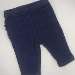 Segunda Selección - Legging Carters Talle NB (0 meses) algodón azul oscuro volados parte trasera (24 cm largo) - comprar online
