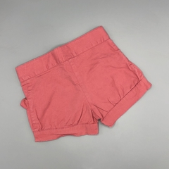 Short Cheeky Talle L (9-12 meses) rosa gabardina - bolsillos con volados en internet