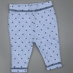 Segunda Selección - Legging Next Baby Talle 3 meses algodón celeste estrellitas rayas (29 cm largo) - comprar online