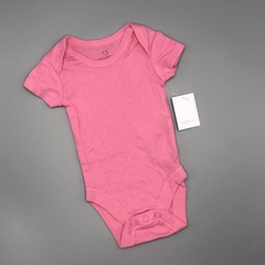 Body Early Days Talle RN (0 meses) algodón rosa liso