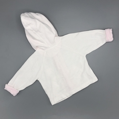 Segunda Selección - Campera Baby Cottons Talle NB (0 meses) blanco rosa - canguro - Baby Back Sale SAS