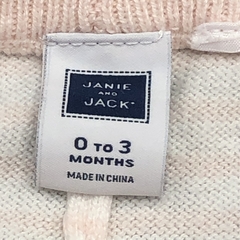 Segunda Selección - Legging Janie and Jack Talle 0-3 meses hilo - blanco rosa - Largo 26cm - Baby Back Sale SAS