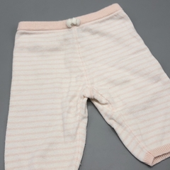 Segunda Selección - Legging Janie and Jack Talle 0-3 meses hilo - blanco rosa - Largo 26cm - tienda online