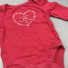 Segunda Selección - Body Baby GAP Talle 0-3 meses rosa daddys little valentine - tienda online