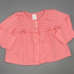 Saco Carters Talle 6 meses algodón liviano rosa volados - comprar online