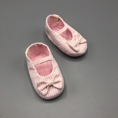 Balerina Baby Cottons Talle 16 ARG tela rayas rosa blanco moño (10,5 cm largo) - comprar online