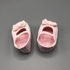 Balerina Baby Cottons Talle 16 ARG tela rayas rosa blanco moño (10,5 cm largo) en internet