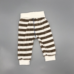 Jogging Cheeky Talle S (3-6 meses) plush rayas marrón blanco (33 cm largo) en internet