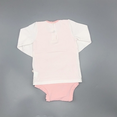 Segunda Selección - Vestido body Cheeky Talle M (6-9 meses) algodón rosa blanco CUTE BABY en internet