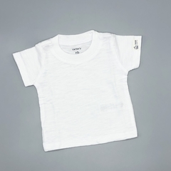 Remera Carters Talle NB (0 meses) blanco liso