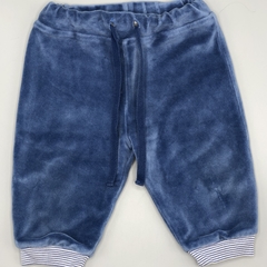Segunda Selección - Jogging Baby Cottons Talle 6 meses plush azul interior algodón rayas (34 cm largo) - comprar online