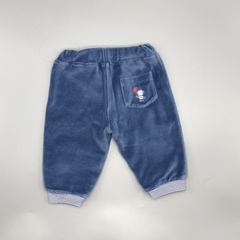 Segunda Selección - Jogging Baby Cottons Talle 6 meses plush azul interior algodón rayas (34 cm largo) en internet